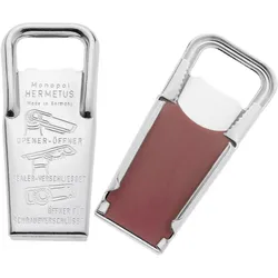 4x Westmark Hermetus, Flaschenöffner, Silber