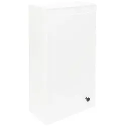 Naturel Forli Badezimmerschrank niedrig 40x78,5x22 cm weiß FORLIN40BI