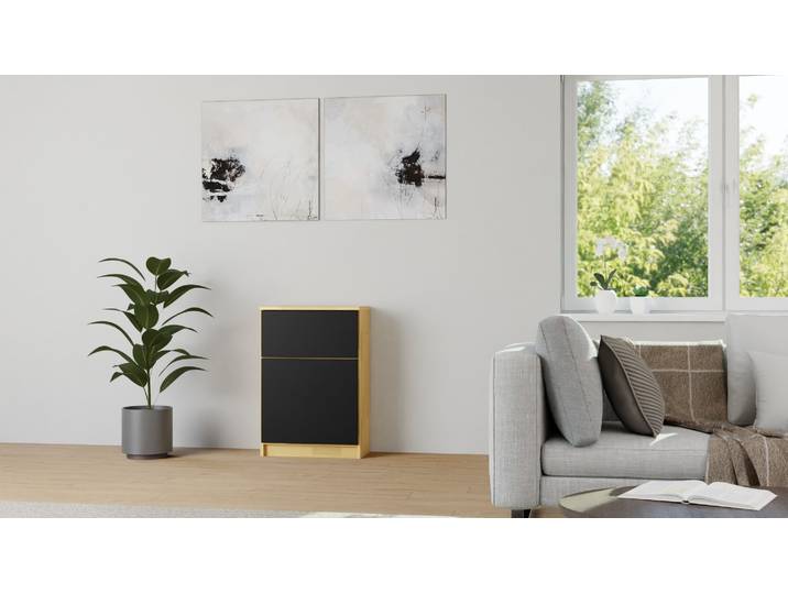 Klassischer Beistellschrank nach Maß Buche Natur geölt