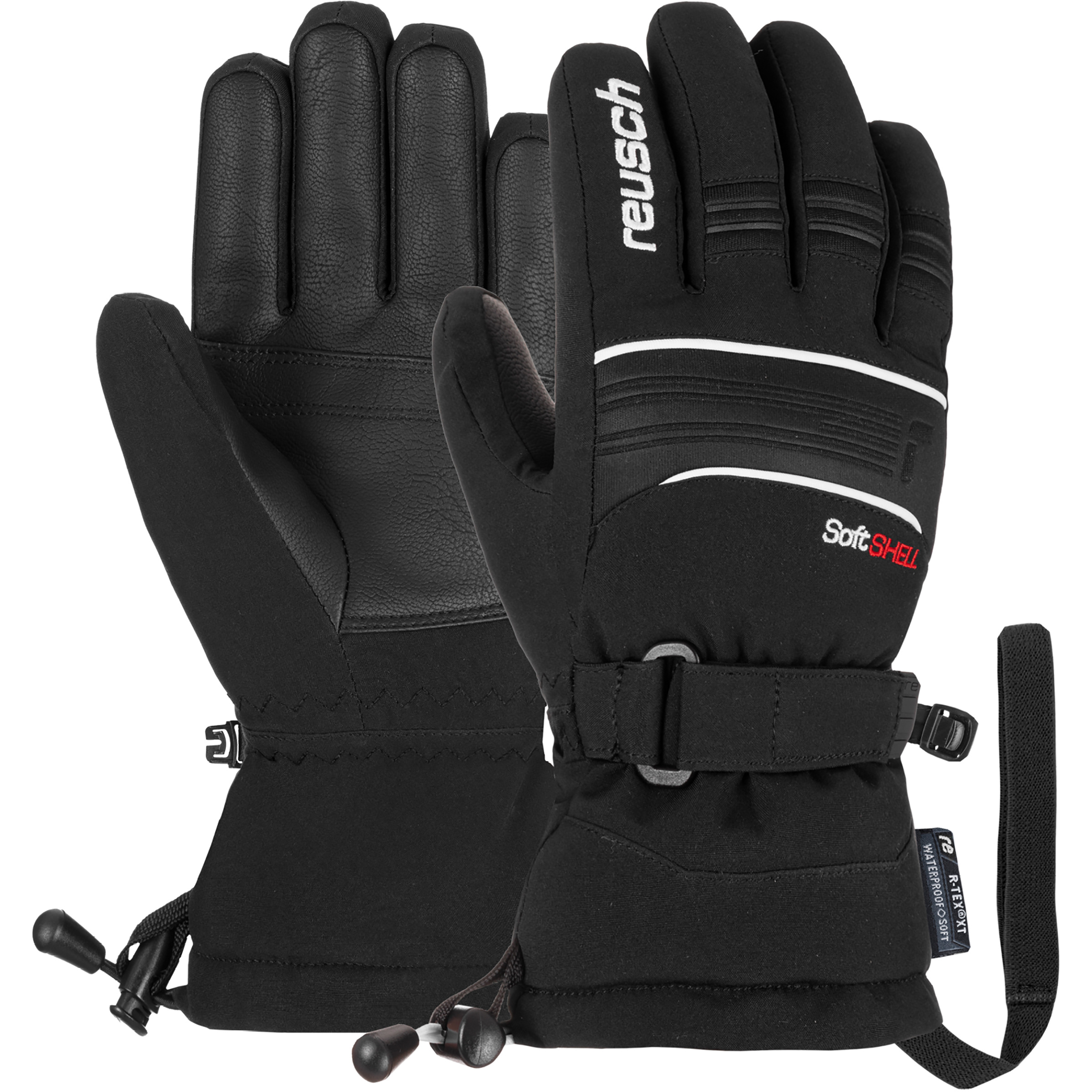 Reusch Kondor R-Tex XT Kinder Fingerhandschuhe schwarz Größe 6 Freeride | Skifahren | Splitboard Elastisch Wasserabweisend