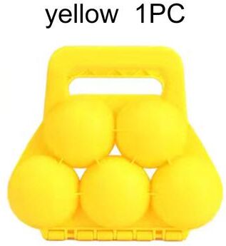 Perfect Picks Market Snowball Maker Tool Ball Snow Mold Toy For Kids Winter Snow Toys yellow 1pc