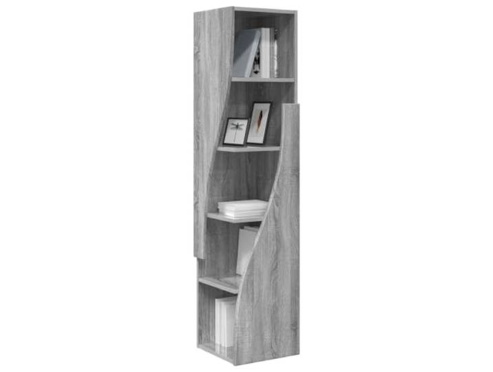 vidaXL Eckschrank 32x32x140cm Holzwerkstoff Sonoma-Grau