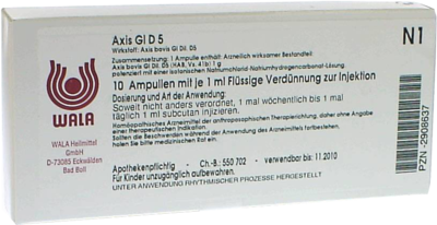 WALA Heilmittel GmbH AXIS GL D 5 Ampullen 10X1 ml 02908637
