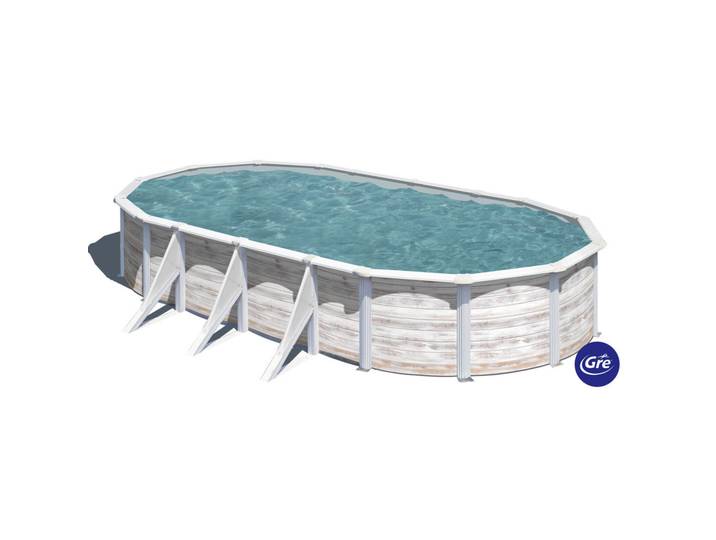Gre Pool-Set 2024, Weiß, Metall, 375x120x610 cm, Freizeit & Co, Pools & Wasserspaß, Pools, Stahlwandpools