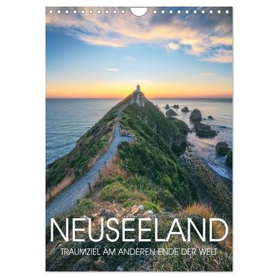 NEUSEELAND - TRAUMZIEL AM ANDEREN ENDE DER WELT (Wandkalender 2027 DIN A4 hoch), CALVENDO Monatskalender