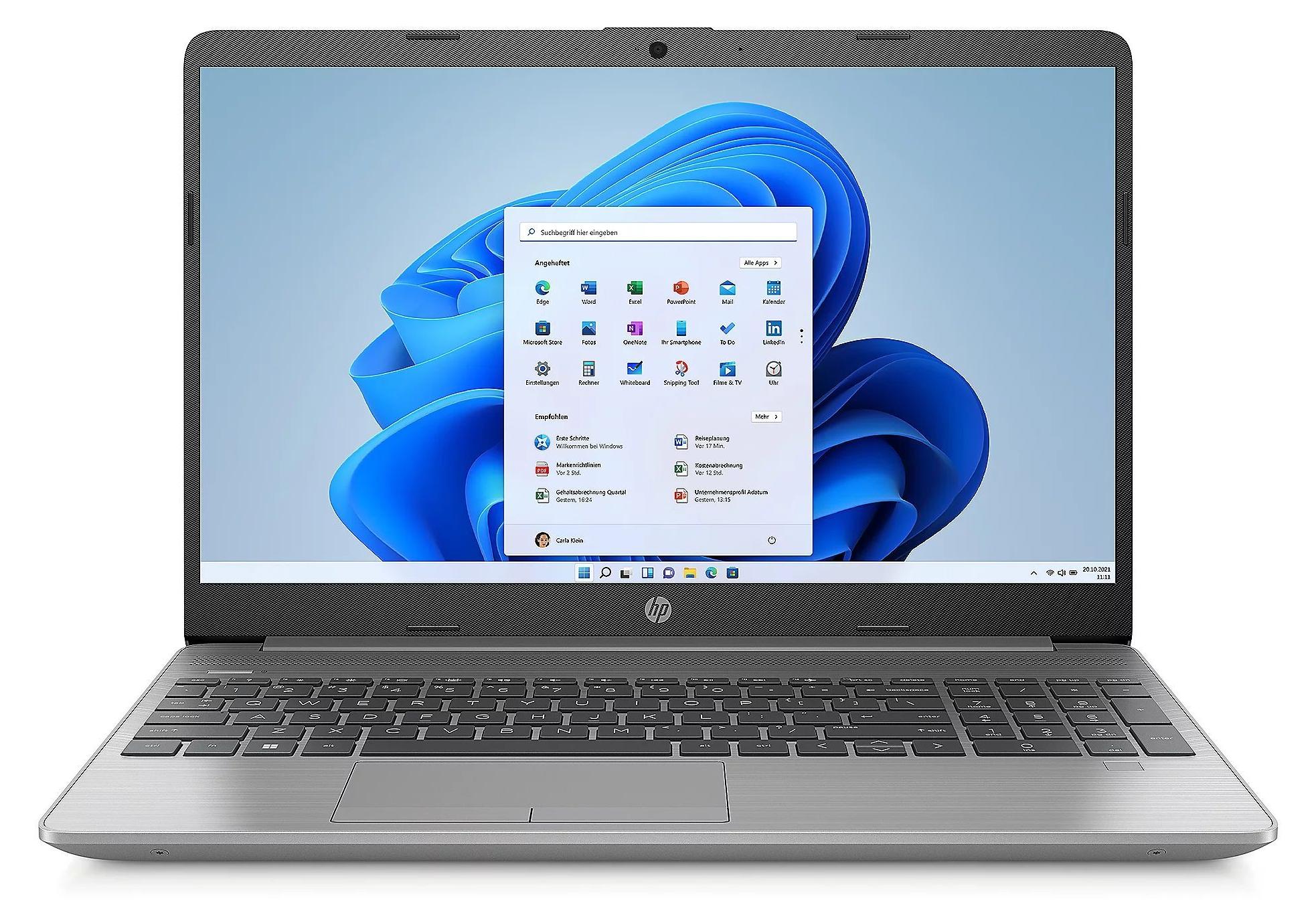 HP 250 G9, Intel Celeron N, 1,1 GHz, 39,6 cm (15.6"), 1920 x 1080 Pixel, 8 GB, 256 GB