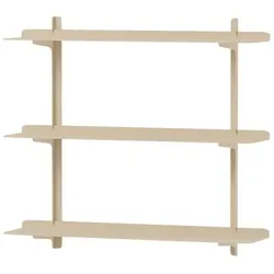 Metallbude Wandregal Linara Stahl Cashew