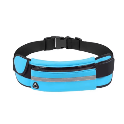 Colorful Waterproof Neoprene Running Waist Pack For Active Lifestyle blue