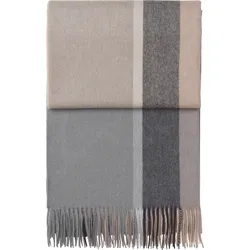 Manhattan Decke 130 x 200 cm, Grau-Beige