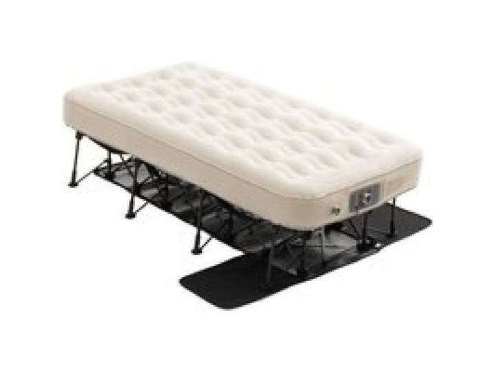 VEVOR Matelas Gonflable avec Cadre, 136 kg, Lit de Camping Gonflable 1 Personne, Pompe Intégrée, Gonflage Rapide, Lit Pliable Portable pour Invités, Camping, Voyage, Utilisation Intérieure Extérieure