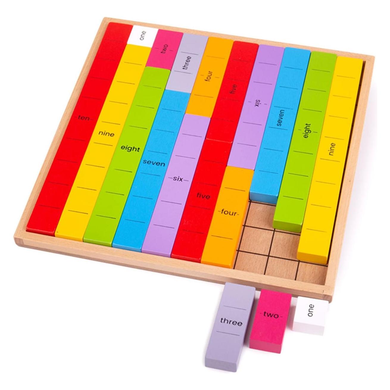 Bigjigs Mathespiel aus Holz Zahlen verbinden (BJ34017)