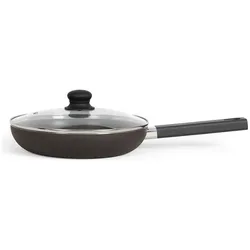 Livoo Bratpfanne 26 cm, Pfanne + Kochtopf, Schwarz
