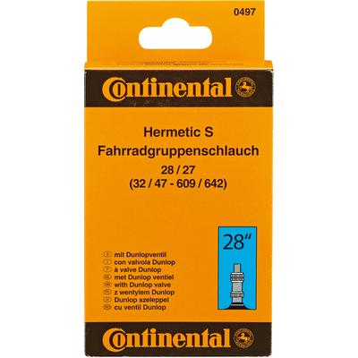 Fahrradschlauch PROPHETE "CONTINENTAL", schwarz, Fahrradschläuche, 48mm, Dunlopventil (DV), 28 Zoll (71,12cm)