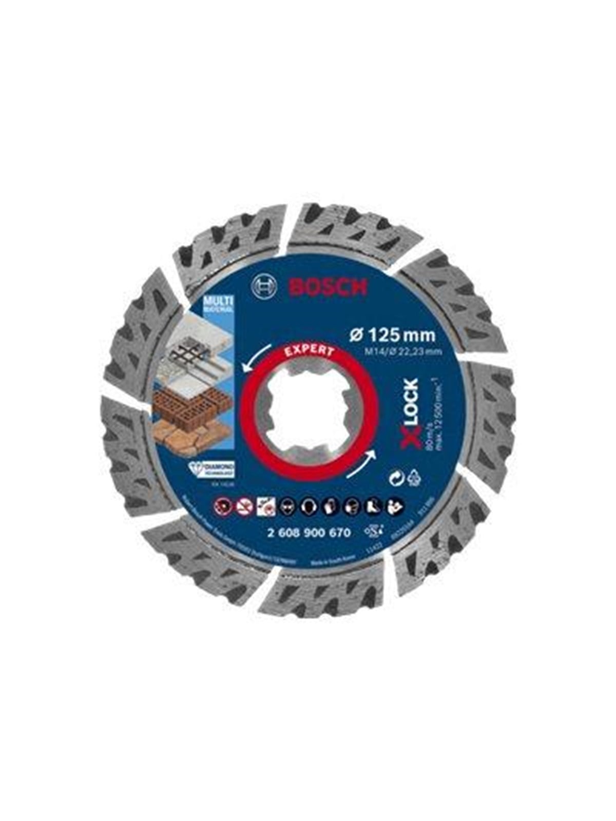 Bosch DIAMANTSKÆRESKIVE XL MULTI 125MM