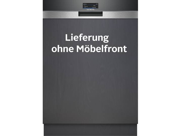 SIEMENS teilintegrierbarer Geschirrspüler SN57TS00CE , Energieeffizienz: A, silber (edelstahl), B:59,8cm H:81,5cm T:57,3cm, Geschirrspüler, Schnellere & Clevere Reinigung dank varioSpeed Plus, teilintegrierbarer Geschirrspüler
