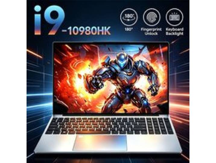 15,6 Inch Laptop Windows 11 I9 Notebook Vingerafdrukscanner Intel Core I9-10980HK 16GB RAM 1TB/2TB SSD Office Gaming Laptops