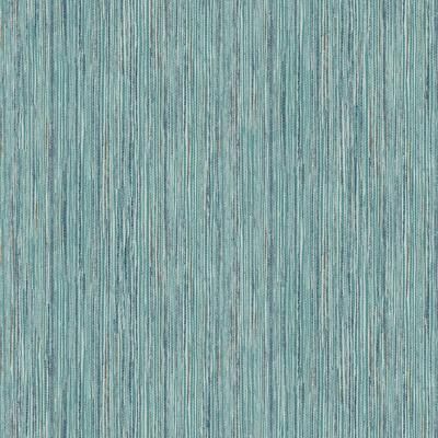 A-Street Prints Justina Teal Faux Grasscloth Wallpaper