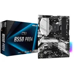 Asrock B550 Pro4 AMD B550 Sockel AM4 ATX