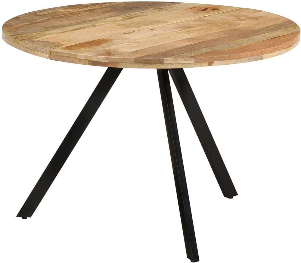 Clicnbuy Mesa de comedor madera maciza de mango 110x75 cm