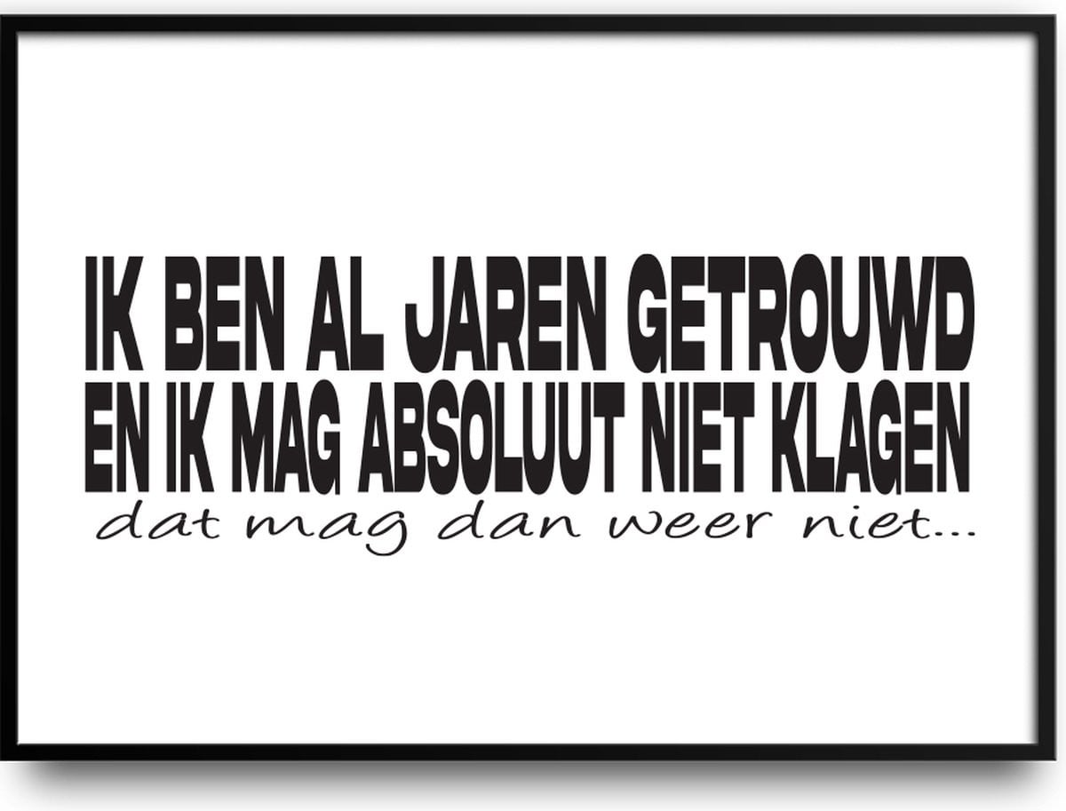 Fotolijst met glas voor huwelijk en relatie - Decoratie voor slaapkamer en woonkamer