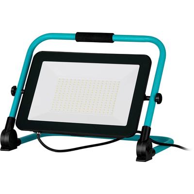 EGLO LED Wandstrahler "Avelar Strahler, tragbare Arbeitsleuchte, Arbeitsscheinwerfer, IP65", blau (schwarz), 1, H: 38cm, 1 Stk., Leuchten, Stehleuchte - L36 x B22 x H38 cm - schwarz, türkis - 150W inkl., LED Wandstrahler