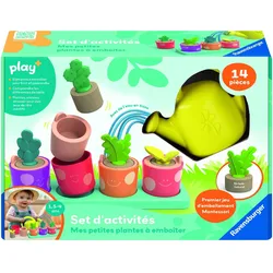 Ravensburger Play+ Set d'activités : Mes petites plantes à emboîter (Französisch, 1.50 - 3 Jahre)