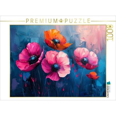 CALVENDO Puzzle Mohnblumen | 1000 Teile Lege-Größe 64x48cm Foto-Puzzle für glückliche Stunden