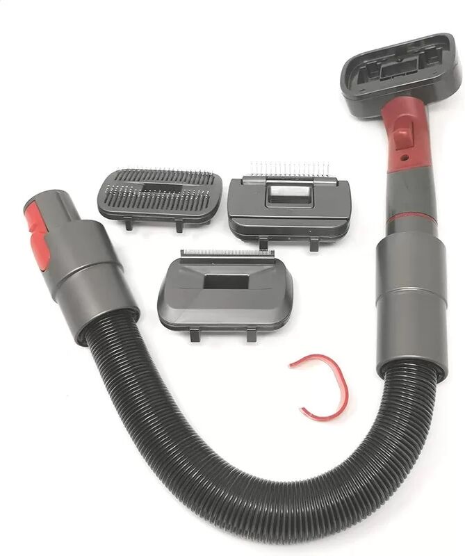 INF Kompatibel mit Dyson V7/V8/V10/V11/V12/V15/Gen5 Staubsauger - V8 Haustierbürste und flexibler Schlauch, Schwarz