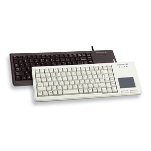 CHERRY XS Touchpad Keyboard (ES), Kabelgebunden, USB, Grau