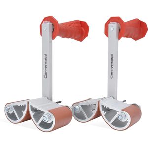 Berger&Schröter Plattenträger 60582, Carrymate 5, bis 100kg, aus Stahl, mit Klemmbacken, 2 Stück