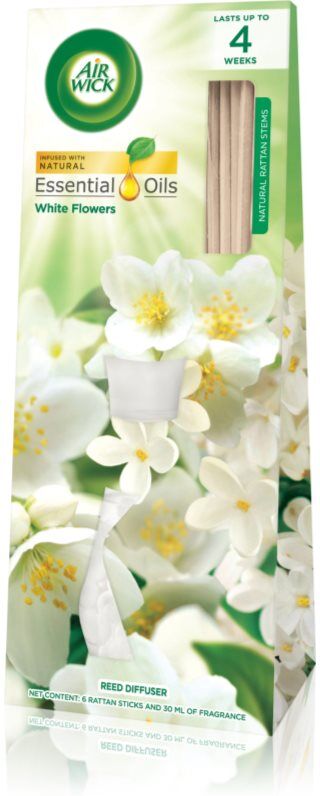 Air Wick Essential Oils White Flowers Aroma Diffuser mit Füllung 30 ml