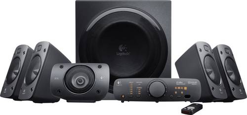 Logitech Z906 5.1 PC-Lautsprecher Kabelgebunden 500 W Schwarz