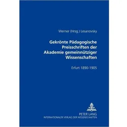 Gekrönte Pädagogische Preisschriften der Akademie gemeinnütziger Wissenschaften, Fachbücher