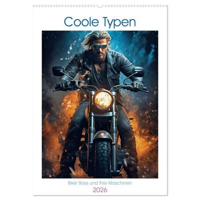 Coole Typen (Wandkalender 2026 DIN A2 hoch), CALVENDO Monatskalender