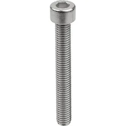 ZYLINDERSCHRAUBE MIT INNENSECHSKANT, GEWINDE DURCHGÄNGIG DIN912 M06X90, EDELSTAHL A2 70 BLANK