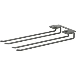 String System Hängesystem für Weingläser Dunkelgrau 30 cm 2er Set