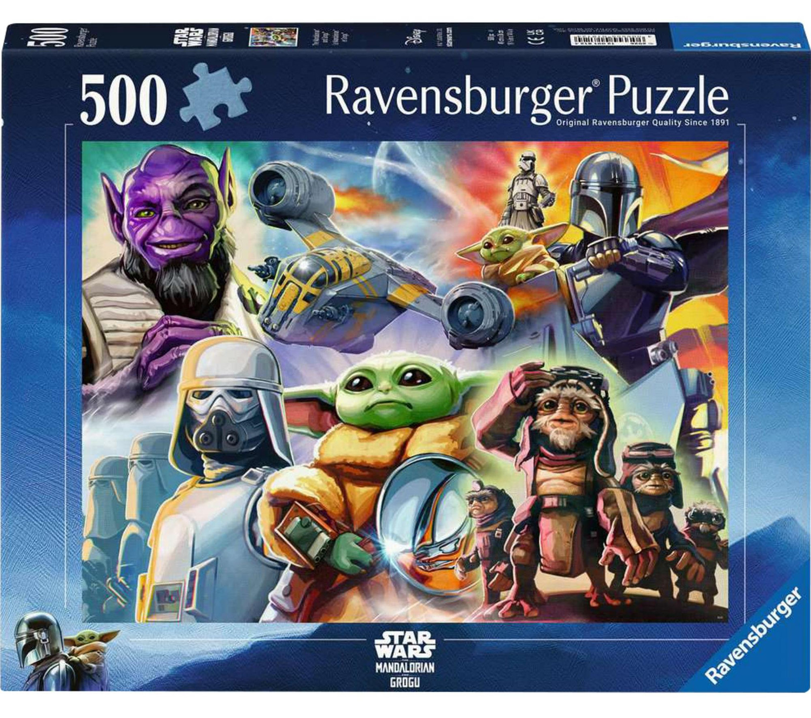 Ravensburger Puzzel The Mandalorian en Grogu