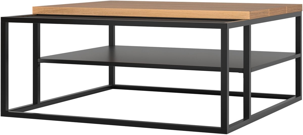 Notio Living Appartement-Salontafel - Zwart Eikenlook