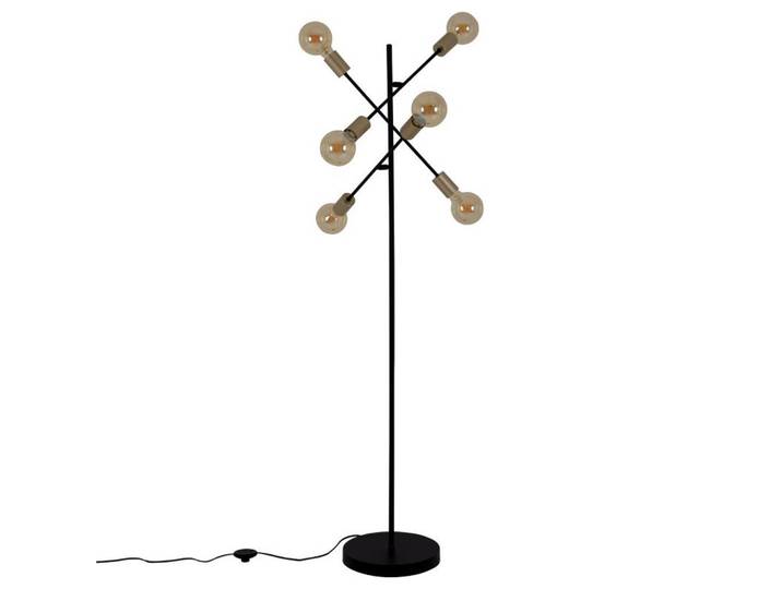 Stehlampe Modo Goldfarben/Schwarz verstellbar