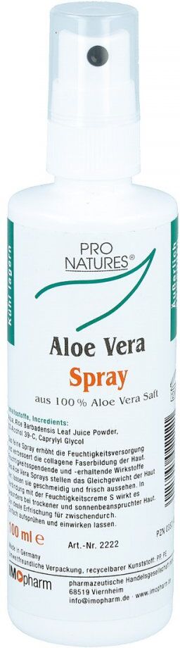 Aloe Vera 100% pur pro Natur Spray