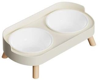 Uplifted Finds High Rise Spill Proof Dining Station white