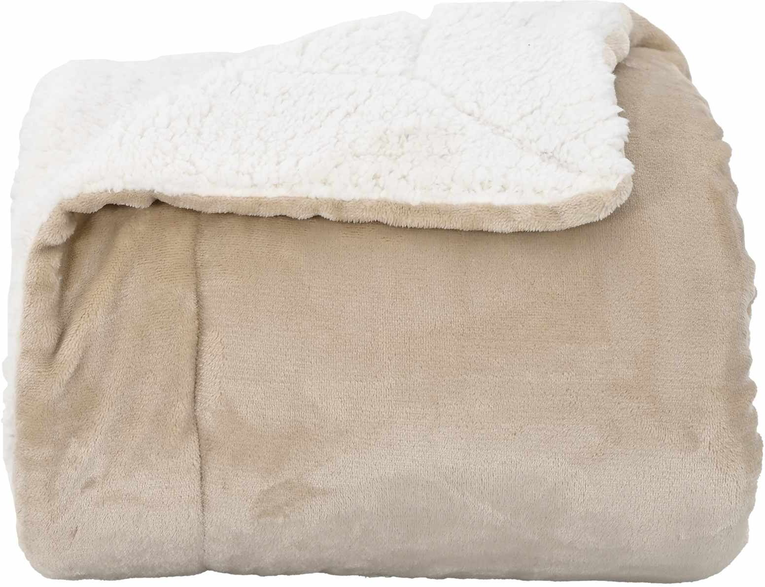 vidaXL plaid Beige 220 x 240 cm 2,67 kg Polaire