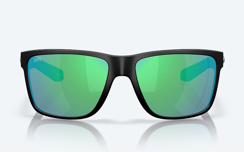 Costa Broadbill Ii-Matte Black-Green Mirror
