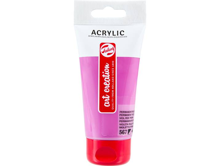 Acrylfarbe 75Ml Rotviolett