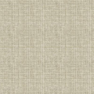 A-Street Prints Kantera Chestnut Fabric Texture Wallpaper