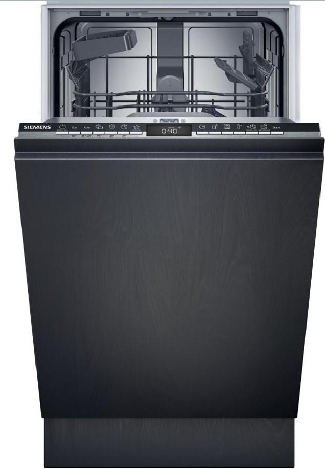 Siemens iQ300 SR63EX24KE, Voll integriert, Single (45 cm breit), Schwarz, Graphit, Schwarz, Tasten, TFT