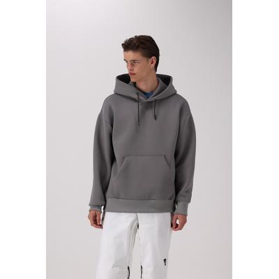 Kapuzenpullover CMP "MAN SWEAT FIX HOOD", Herren, Gr. XXL, grau (rain), Obermaterial: 70% Polyester, 25% Viskose, 5% Elasthan, Pullover Kapuzenpullover, Lässiger, weiterer Schnitt