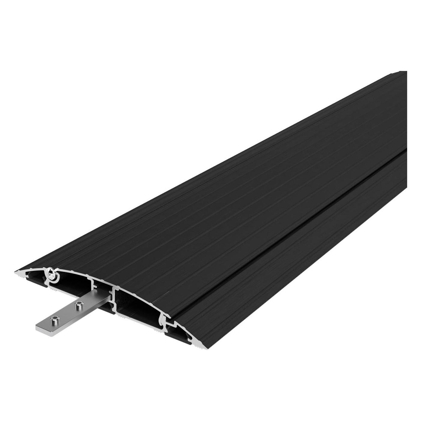 Dataflex Addit Kabelbrücke aufklappbar gerade 118 cm (31.453), schwarz (Kabelbrücke, 118 cm) (31.453)