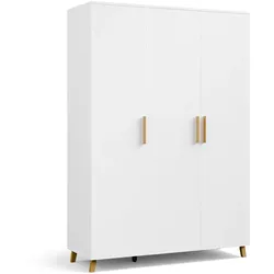 Rauch Drehtürenschrank »Shinjo« - 140x53x203cm - weiß -