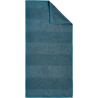 Duschtuch DYCKHOFF "Popcorn", blau (petrol), B:70cm L:140cm, Frottier, Baumwolle, Handtücher